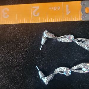 Silver Textured Stud Earrings